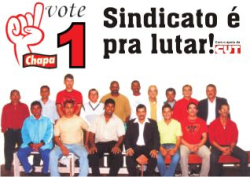 Chapa apoiada pela CUT vence elei