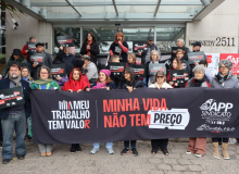 Atos da APP-Sindicato contra políticas de adoecimento e assédio garantem avanços