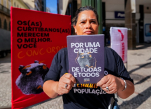 Professores dos CMEIs de Curitiba realizam o Dia D de Luta pela Educação