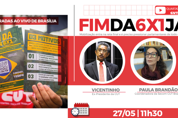 Quarta Sindical: Fim da 6x1 já!