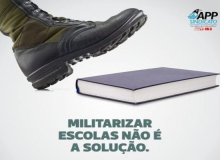 Sem debate com a comunidade escolar, Ratinho anuncia militarização de escolas