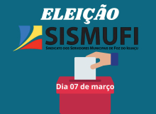 Eleição do SISMUFI acontece nesta quinta-feira (7)