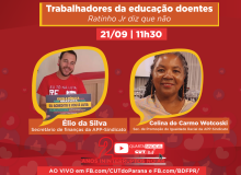 Quarta Sindical: Trabalhadores da educação doentes