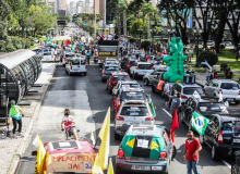 Em Curitiba, 1º de maio terá carreata solidária