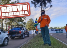 Greve sanitária na Repar começa com grande adesão dos petroleiros