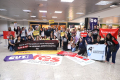 Dirigentes sindicais abordam deputados(as) no aeroporto Afonso Pena