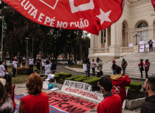 Movimentos populares realizam ato em defesa do mandato do vereador Renato Freitas