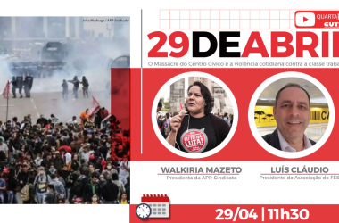Quarta Sindical - 29 de abril