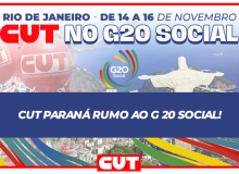 CUT Paraná prepara ida para o G20 Social no Rio de Janeiro