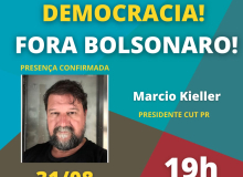 Live apresentará o perigo de Bolsonaro para a democracia e para os direitos sociais