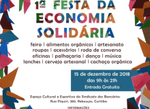 Curitiba sedia 1ª Festa da Economia Solidária neste sábado (15)