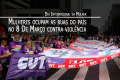 “Parem de nos matar”: mulheres vão às ruas contra a violência no 8 de Março