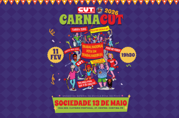 CarnaCUT 2026 em Curitiba será no dia 11 de fevereiro
