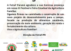 Gratidão e Sucesso no 3º Festival da Agricultura Familiar!