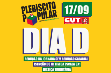 “Dia D” do Plebiscito Popular no Paraná será na quarta-feira
