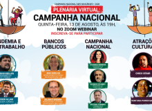 Fetec-CUT-PR promove plenária virtual da Campanha Nacional. Inscreva-se