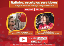 Quarta Sindical: Ratinho, escute os servidores