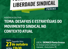 Fórum de Liberdade Sindical debate desafios e estratégias do movimento sindical