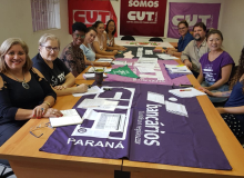 Mulheres da CUT Paraná iniciam preparação do 8M