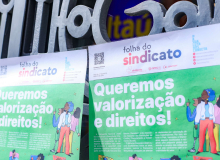 Bancários se manifestam nas ruas e vão às redes nesta terça (27)