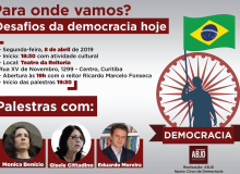 Mônica Benício participa de conferência sobre desafios da Democracia em Curitiba