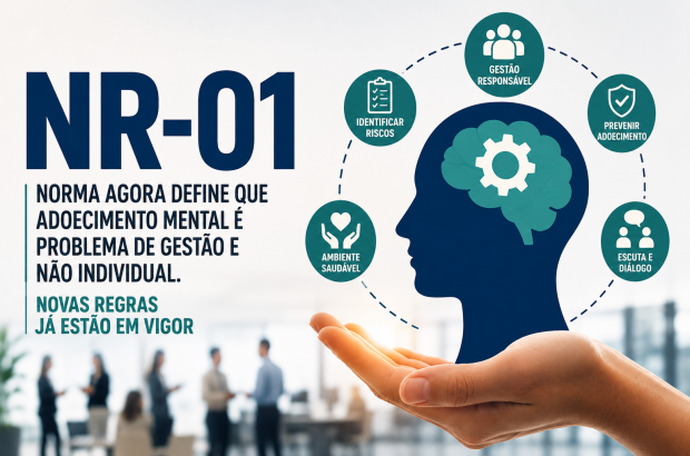 Fiscalização da NR-1 começa e reforça combate ao adoecimento no trabalho