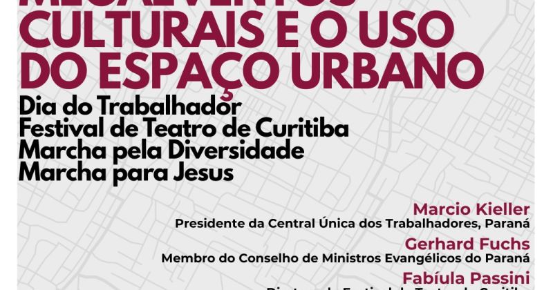 CUT Paraná participa de debate sobre megaeventos e o uso do espaço urbano na capital